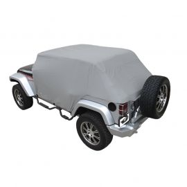 Rampage 2007-2018 Jeep Wrangler(JK) Unlimited Cab Cover With Door Flaps - Grey buy in USA