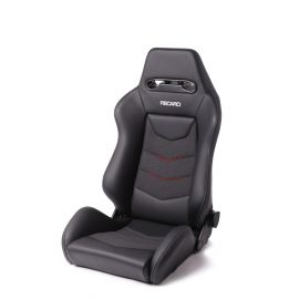 Recaro Speed V Driver Seat - Black Leather/Red Suede Accent buy in USA