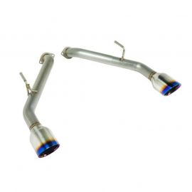 Remark 2014+ Infiniti Q50 Axle Back Exhaust w/Burnt Stainless Double Wall Tip buy in USA