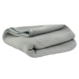 Chemical Guys Waffle Weave Gray Matter Microfiber Drying Towel - 36in x 25in buy in USA