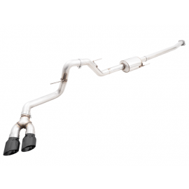 AWE 0FG 21+ Ford F150 Dual Side Exit Cat-Back Exhaust - 4.5in Diamond Black Tips buy in USA