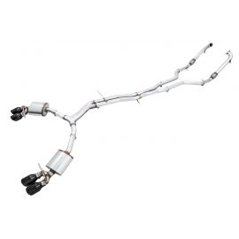 AWE Tuning Audi B9 S5 Sportback Touring Edition Exhaust - Non-Resonated (Black 102mm Tips) buy in USA