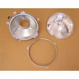 Omix Headlight Assembly With Bulb 72-86 Jeep CJ Models buy in USA