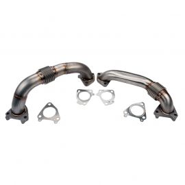 Wehrli 01-04 Chevrolet 6.6L Duramax LB7 2in Stainless Up Pipe Kit w/Gaskets - Single Turbo buy in USA