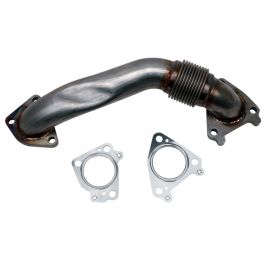 Wehrli 01-04 Chevrolet 6.6L Duramax LB7 2in Stainless Pass. Side Up Pipe w/Gaskets (Single Turbo) buy in USA