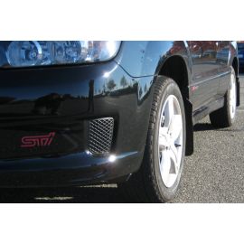 Rally Armor 03-08 Subaru Forester Basic Black Mud Flap w/ Black Logo buy in USA