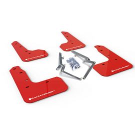 Rally Armor 17-21 Honda Civic Sport & Touring (Hatch) Red UR Mud Flap w/ White Logo buy in USA