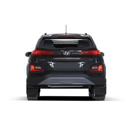 Rally Armor 18-22 Hyundai Kona Black UR Mud Flap w/ Grey Logo buy in USA