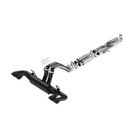 Borla 21-22 Jeep Wrangler Rubicon 392 6.4L V8 AT 4WD 4DR ATAK Cat-Back Exhaust - Coated Black buy in USA