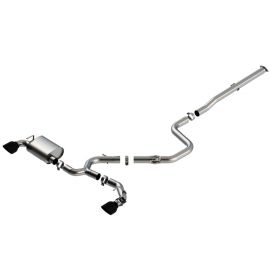 Borla 19-20 Hyundai Veloster N 2.0L I4 MT FWD 2DR 3in ATAK CatBack Exhaust w/ Black Chrome Tips buy in USA