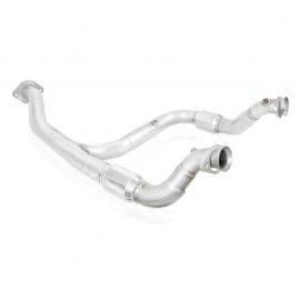 Stainless Works 2015-16 F150 2.7L Downpipe 3in High-Flow Cats Y-Pipe Factory Connection buy in USA