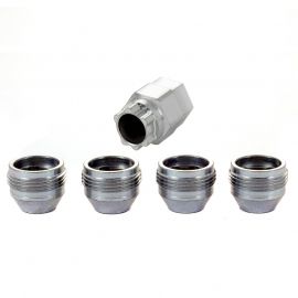 McGard Wheel Lock Nut Set - 4pk. (Under Hub Cap / Cone Seat) 1/2-20 / 3/4 & 13/16 Hex / .775in. L buy in USA