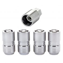 McGard Wheel Lock Nut Set - 4pk. (Cone Seat) M14X1.5 / 21mm & 22mm Dual Hex / 1.639in. L - Chrome buy in USA