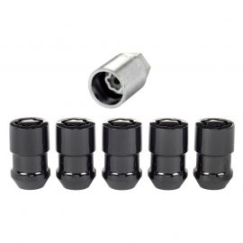 McGard Wheel Lock Nut Set - 5pk. (Cone Seat) M12X1.5 / 3/4 Hex / 1.46in. Length - Black buy in USA