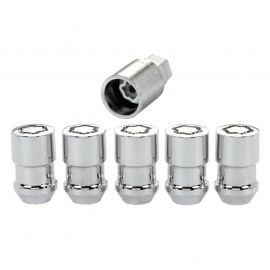 McGard Wheel Lock Nut Set - 5pk. (Cone Seat) 1/2-20 / 3/4 &13/16 Dual Hex / 1.46in. Length - Chrome buy in USA