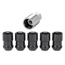 McGard Wheel Lock Nut Set - 5pk. (Cone Seat) 1/2-20 / 3/4 &13/16 Dual Hex / 1.46in. Length - Black buy in USA