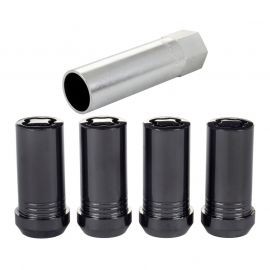 McGard Wheel Lock Nut Set - 4pk. (Tuner / Cone Seat) M14X1.5 / 1in. Hex / 1.935in. Length - Black buy in USA