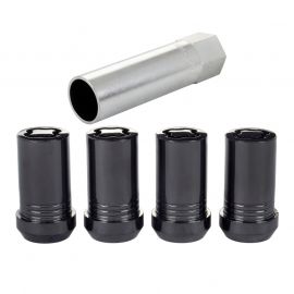 McGard Wheel Lock Nut Set - 4pk. (Tuner / Cone Seat) M14X1.5 / 22mm Hex / 1.648in. Length - Black buy in USA