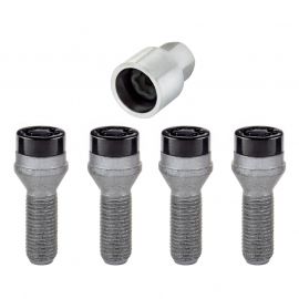 McGard Wheel Lock Bolt Set - 4pk. (Cone Seat) M14X1.5 / 17mm Hex / 31.0mm Shank Length - Black buy in USA