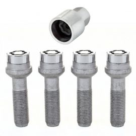 McGard Wheel Lock Bolt Set - 4pk. (Radius Seat) M14X1.5 / 17mm Hex / 45.0mm Shank Length - Chrome buy in USA