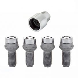 McGard Wheel Lock Bolt Set - 4pk. (Radius Seat) M14X1.5 / 17mm Hex / 26.7mm Shank Length - Chrome buy in USA