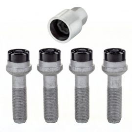 McGard Wheel Lock Bolt Set - 4pk. (Radius Seat) M14X1.5 / 17mm Hex / 45.0mm Shank Length - Black buy in USA