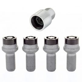 McGard Wheel Lock Bolt Set - 4pk. (Radius Seat) M14X1.5 / 17mm Hex / 26.7mm Shank Length - Black buy in USA