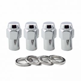 McGard Hex Lug Nut (Reg. Shank - .746in.) 1/2-20 / 13/16 Hex / 1.65in. Length (4-Pack) - Chrome buy in USA