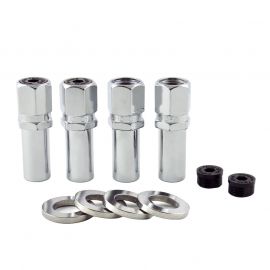 McGard Hex Lug Nut (Drag Racing X-Long Shank) 1/2-20 / 13/16 Hex / 2.475in. Length (4-Pack) - Chrome buy in USA