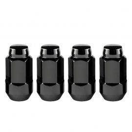 McGard Hex Lug Nut (Cone Seat Bulge Style) M14X1.5 / 22mm Hex / 1.945in. Length (4-Pack) - Black buy in USA