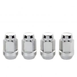 McGard Hex Lug Nut (Cone Seat Bulge Style) M14X1.5 / 22mm Hex / 1.635in. Length (4-Pack) - Chrome buy in USA