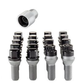 McGard 5 Lug Hex Install Kit w/Locks (Cone Seat Bolt) M14X1.5 / 17mm Hex / 30.5mm Shank L. - Black buy in USA