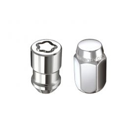 McGard 4 Lug Hex Install Kit w/Locks (Cone Seat Nut) M12X1.5 / 13/16 Hex / 1.5in. Length - Chrome buy in USA