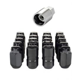 McGard 5 Lug Hex Install Kit w/Locks (Cone Seat Nut) M14X1.5 / 22mm Hex / 1.635in. Length - Black buy in USA