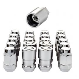 McGard 5 Lug Hex Install Kit w/Locks (Cone Seat Nut / Bulge) M12X1.5 / 3/4 Hex / 1.45in L - Chrome buy in USA