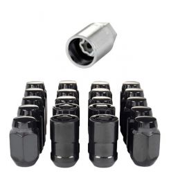 McGard 5 Lug Hex Install Kit w/Locks (Cone Seat Nut) M12X1.5 / 13/16 Hex / 1.5in. Length - Black buy in USA