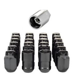 McGard 6 Lug Hex Install Kit w/Locks (Cone Seat Nut) M12X1.5 / 13/16 Hex / 1.5in. Length - Black buy in USA