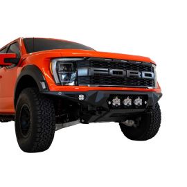 Addictive Desert Designs 2021+ Ford Raptor Bomber Front Bumper w/ 3 Baja Designs LP6 Light Mounts buy in USA