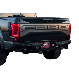 Addictive Desert Designs 17-18 Ford F-150 Raptor HoneyBadger Rear Bumper w/ 10in SR LED Mounts buy in USA