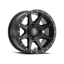 ICON Rebound 17x8.5 6x5.5 25mm Offset 5.75in BS 95.1mm Bore Satin Black Wheel buy in USA