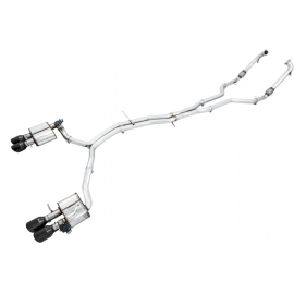 AWE Tuning Audi B9 S4 SwitchPath Exhaust - Non-Resonated (Black 102mm Tips) buy in USA