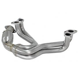 aFe 12-17 Toyota 86 / FRS / BRZ Twisted Steel 304 Stainless Steel Long Tube Header w/ Cat buy in USA