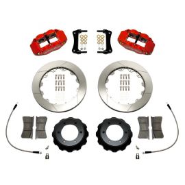 Wilwood Narrow Superlite Red 6R Front Kit 12.88in Slotted Rotor w/ Lines 05-15 Toyota Tacoma buy in USA