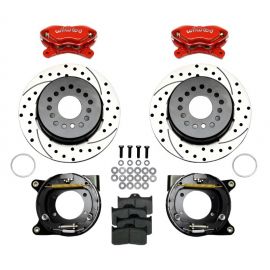 Wilwood Forged Dynalite P/S P-B Kit Drilled-Red Chevy 12 Bolt w/ C-Clips buy in USA