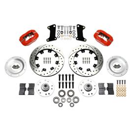 Wilwood Forged Dynalite Front Kit 12.19in Drilled Red 67-69 Camaro 64-72 Nova Chevelle buy in USA