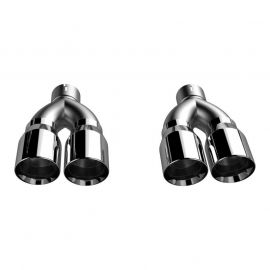 QTP 15-18 Dodge Challenger 6.2L/6.4L 304SS Screamer Exhaust 3in Quad Tip Adapter buy in USA