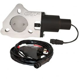 QTP 2.25in Bolt-On QTEC Electric Cutout Valve - Single buy in USA