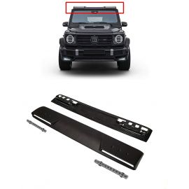 W463A W464 Mercedes G Wagon G Class Front Roof Fiberglass Lip Spoiler with LED buy in USA