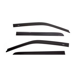 AVS 07-18 Toyota Tundra Crewmax Ventvisor Low Profile Window Deflectors 4pc - Matte Black buy in USA