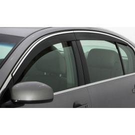 AVS 19-22 Hyundai Santa Fe Ventvisor Low Profile Window Deflectors 4pc - Chrome buy in USA